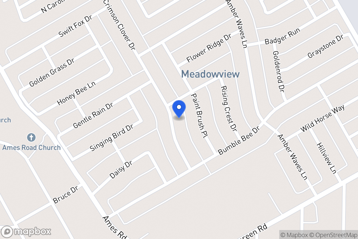 Map of 3004 Crimson Clover Dr