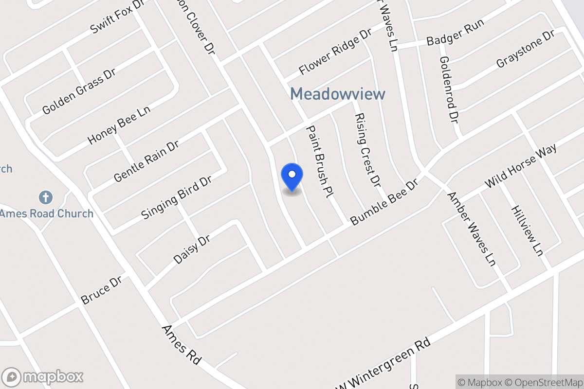 Map of 2924 Crimson Clover Dr
