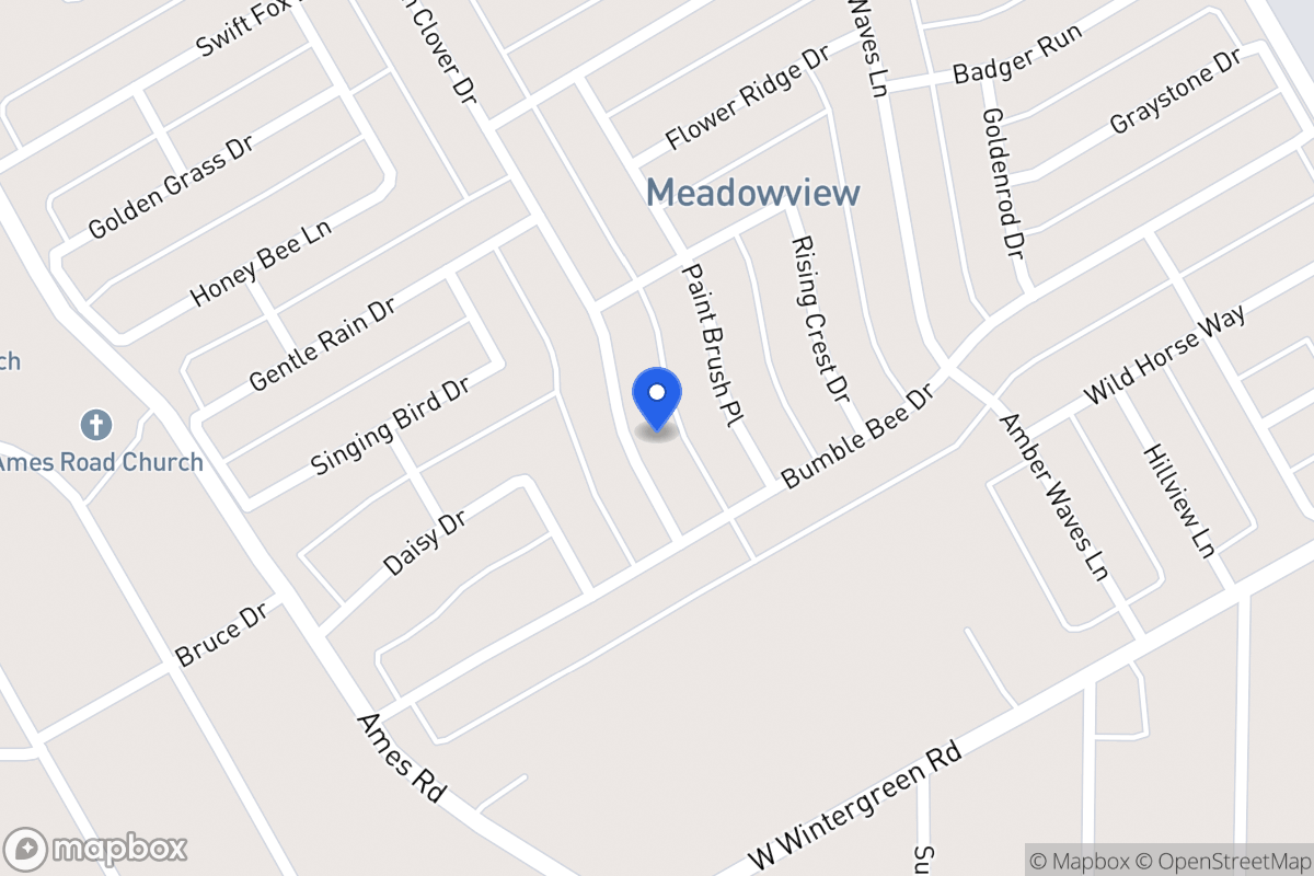 Map of 2920 Crimson Clover Dr