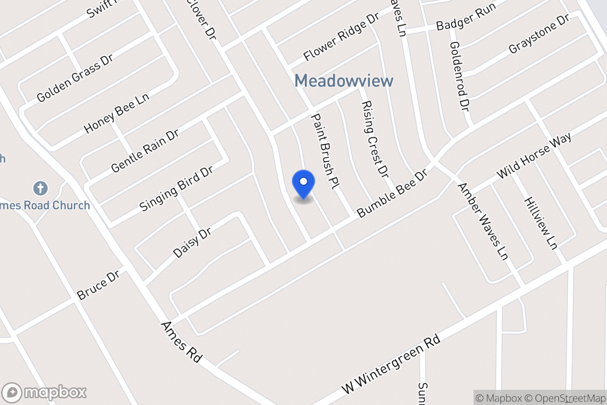 Map of 2916 Crimson Clover Dr