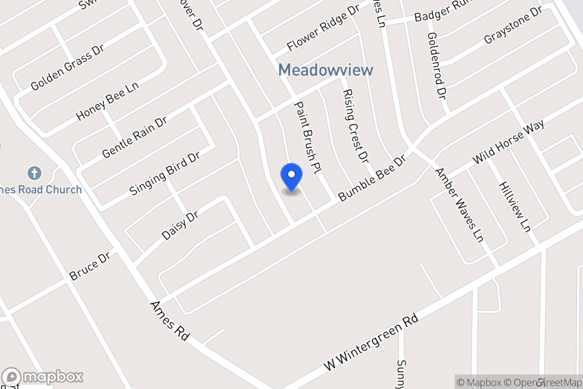 Map of 2912 Crimson Clover Dr