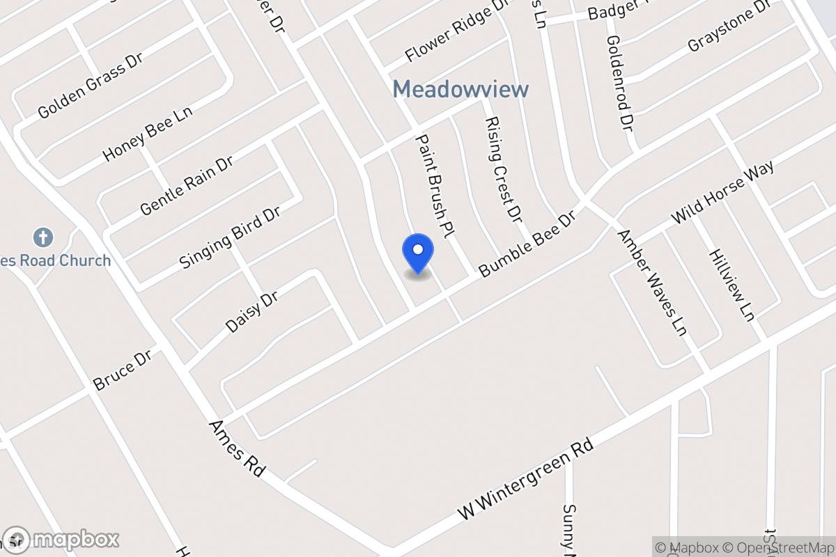 Map of 2908 Crimson Clover Dr