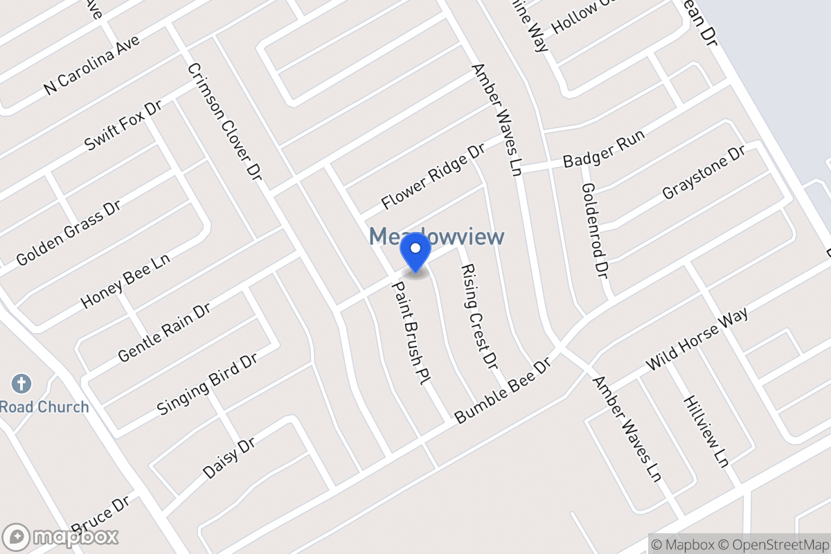 Map of 3016 Paint Brush Pl