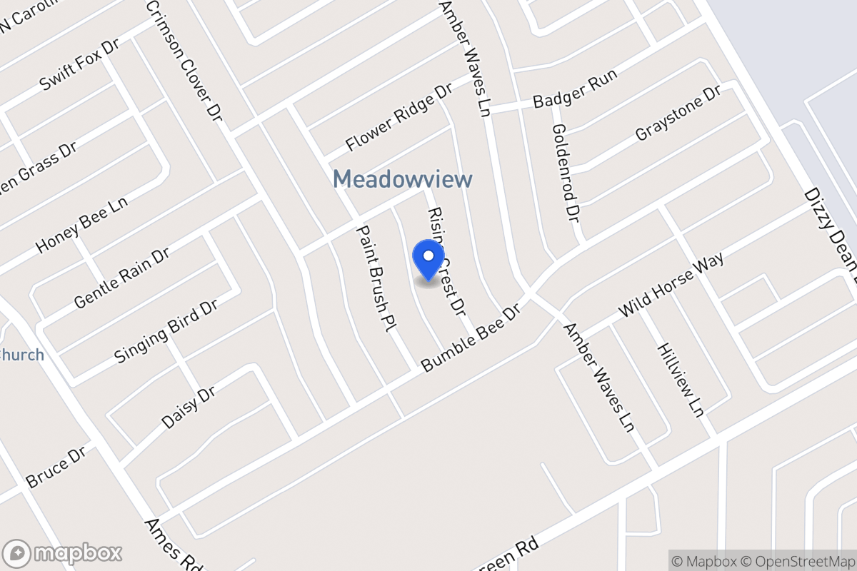 Map of 2921 Rising Crest Dr