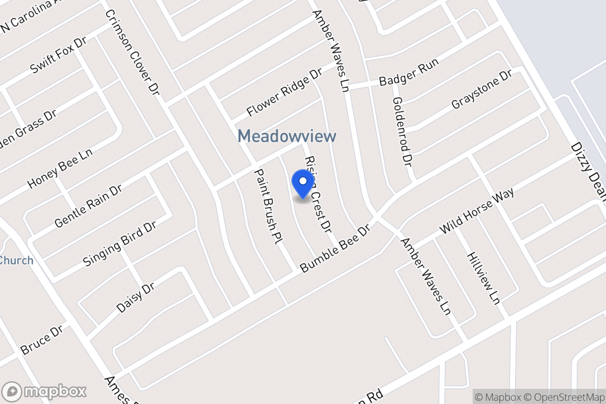 Map of 2925 Rising Crest Dr