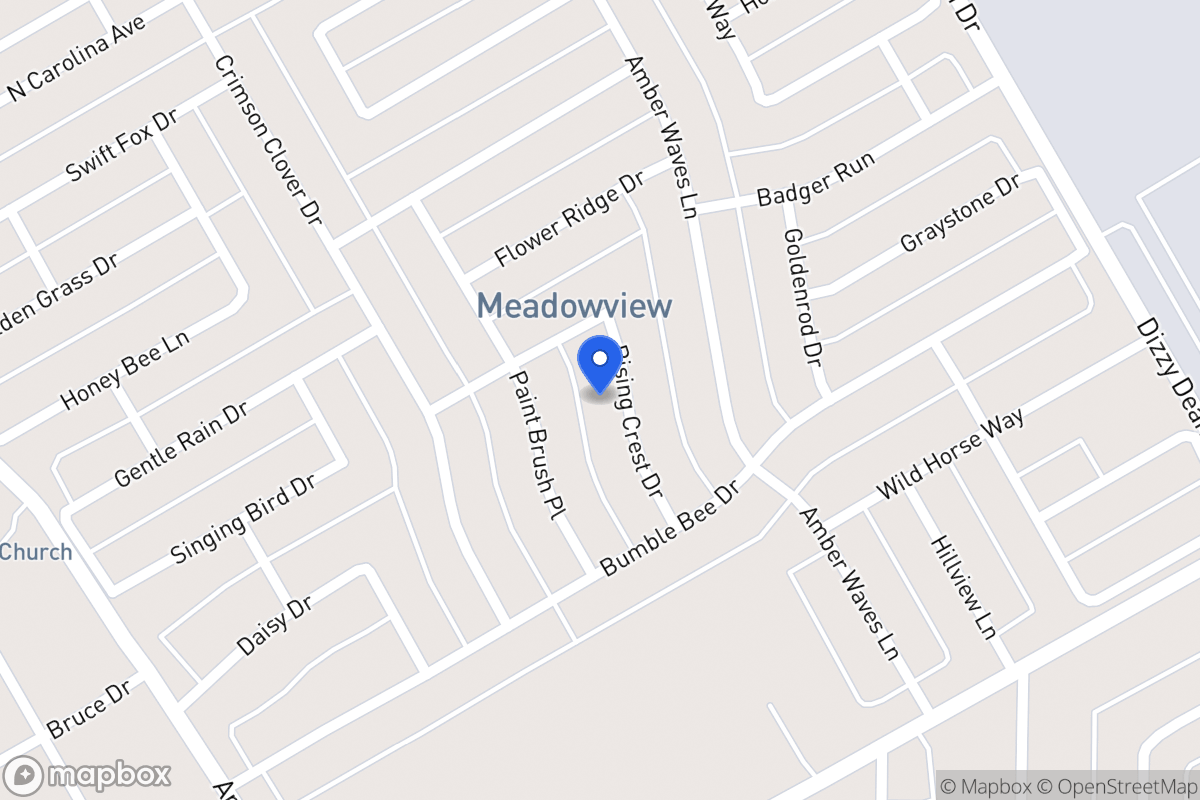 Map of 3005 Rising Crest Dr