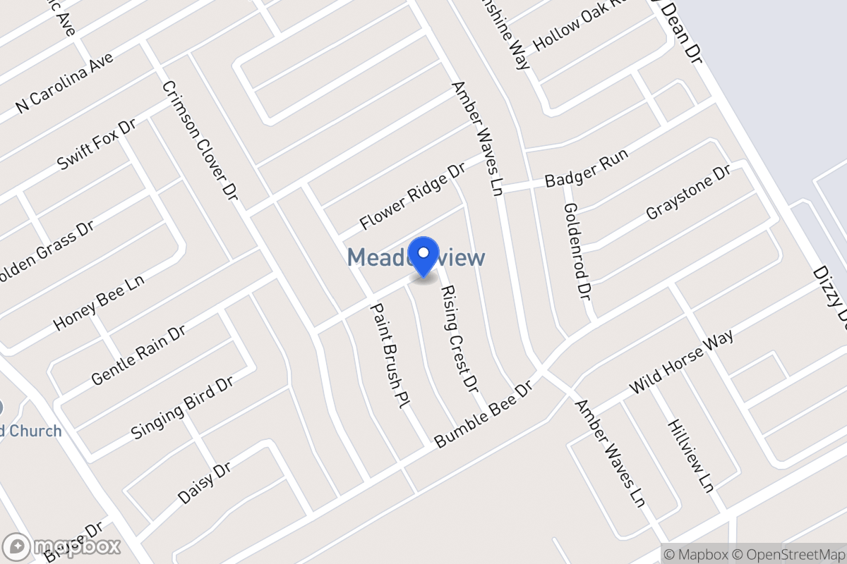 Map of 3017 Rising Crest Dr