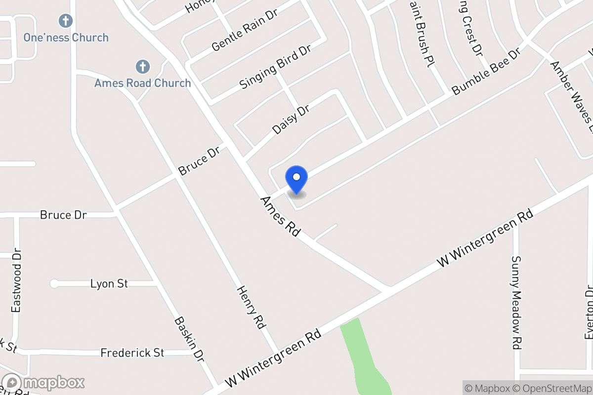 Map of 1436 Bumble Bee Dr