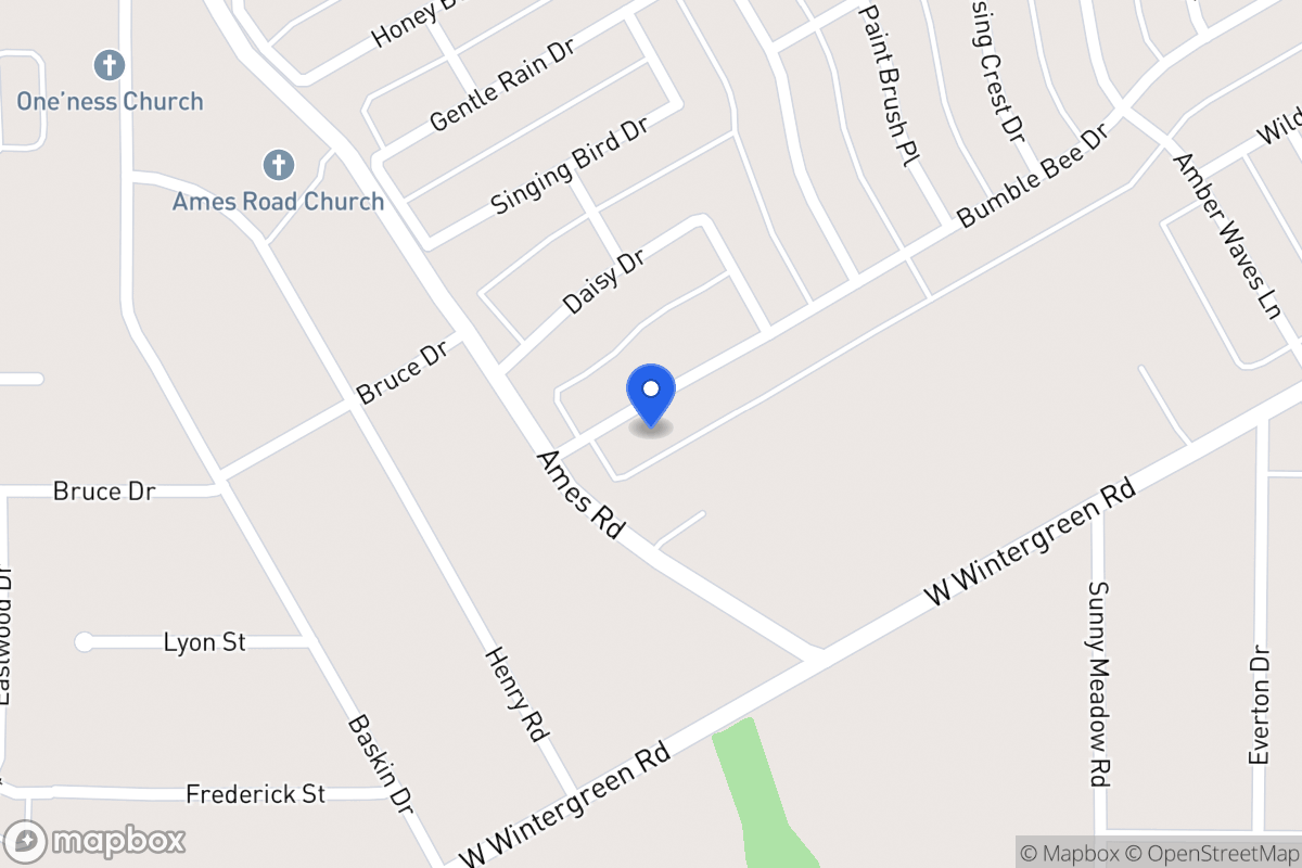Map of 1428 Bumble Bee Dr