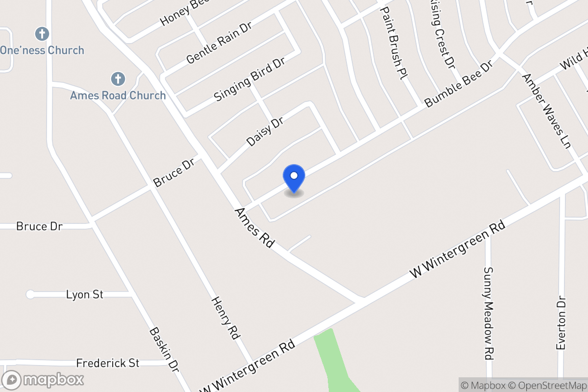 Map of 1424 Bumble Bee Dr