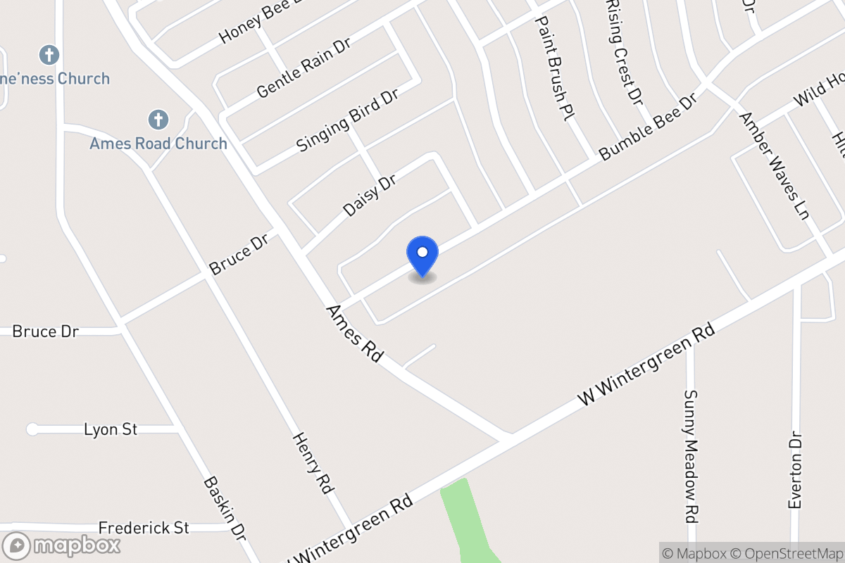 Map of 1420 Bumble Bee Dr