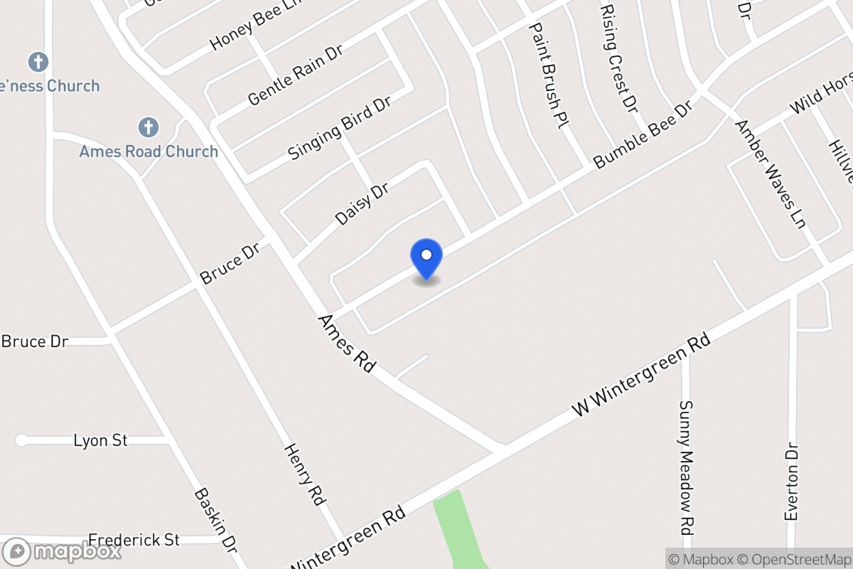 Map of 1416 Bumble Bee Dr