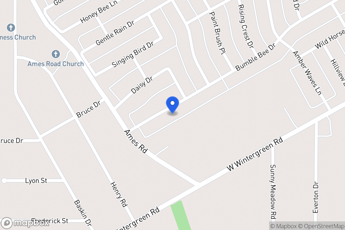 Map of 1412 Bumble Bee Dr