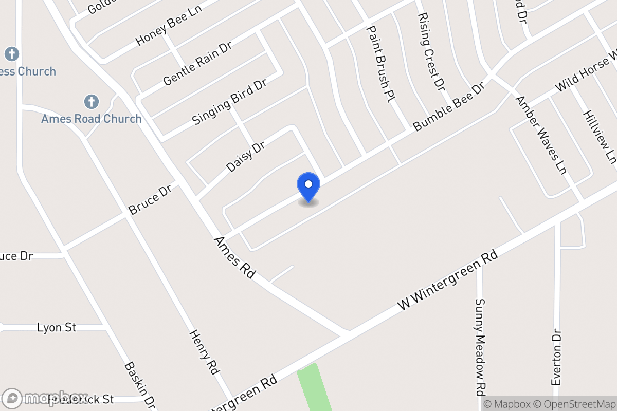 Map of 1408 Bumble Bee Dr