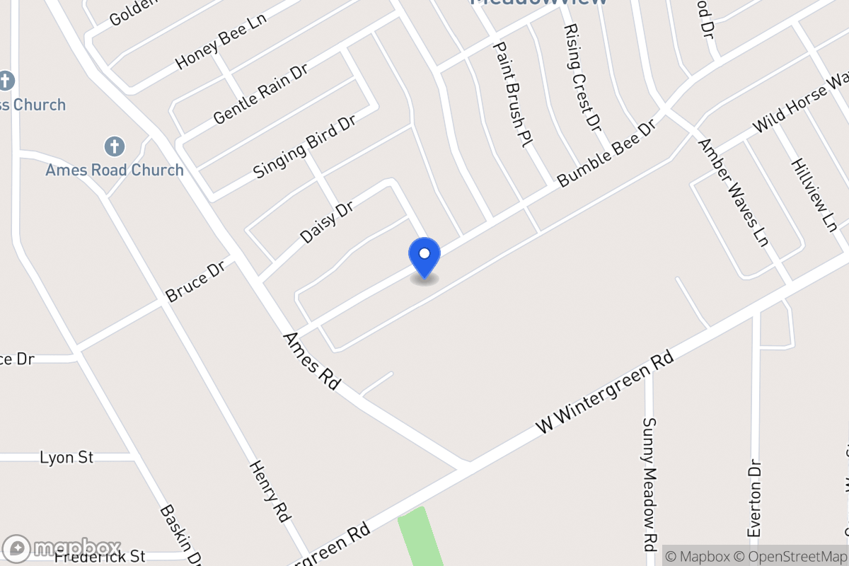 Map of 1404 Bumble Bee Dr