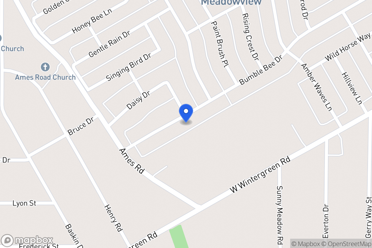 Map of 1336 Bumble Bee Dr