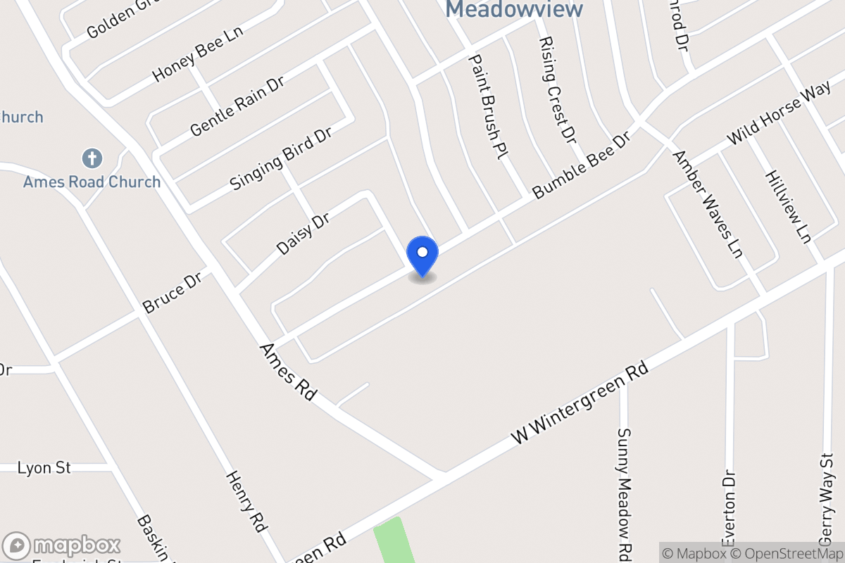 Map of 1332 Bumble Bee Dr