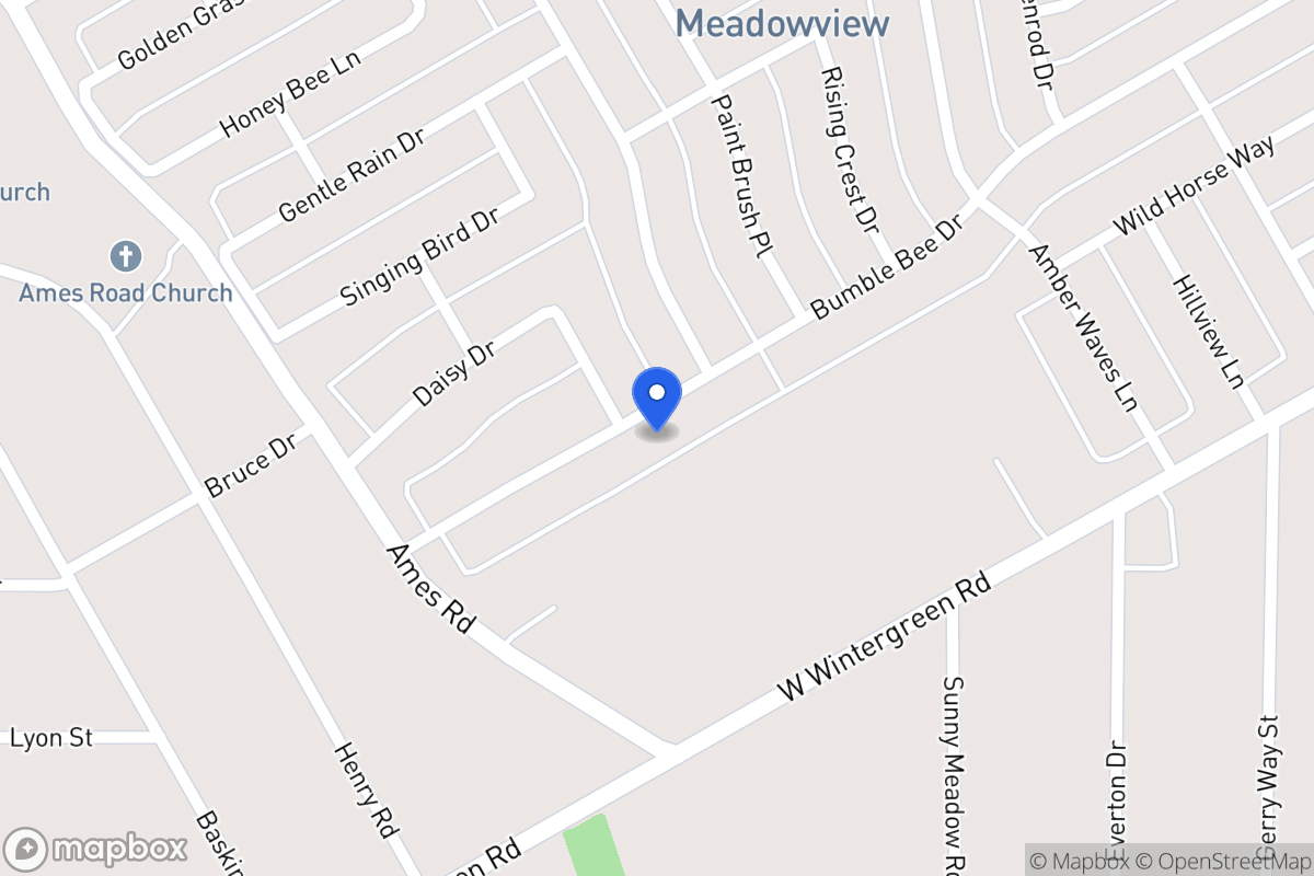 Map of 1328 Bumble Bee Dr