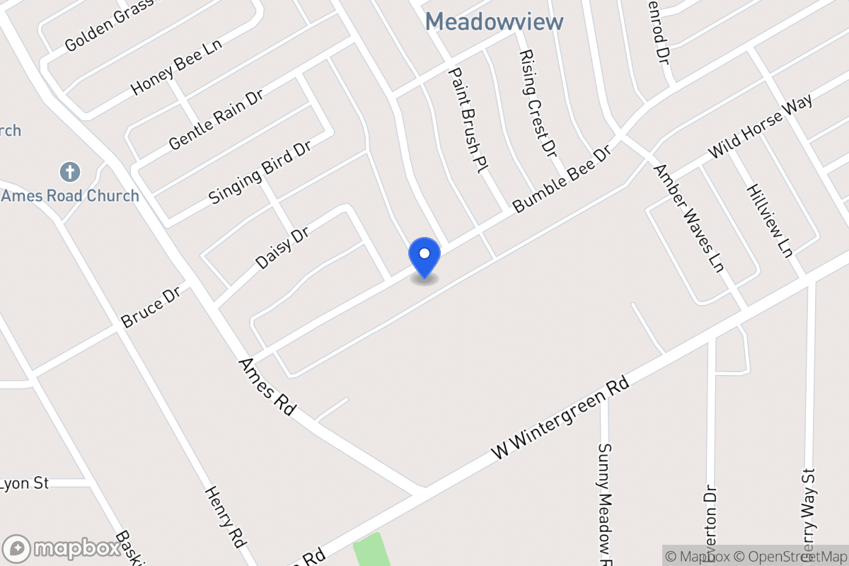 Map of 1324 Bumble Bee Dr