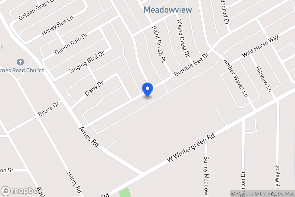 Map of 1320 Bumble Bee Dr