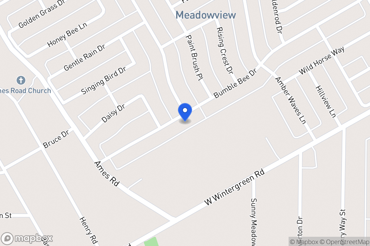 Map of 1316 Bumble Bee Dr