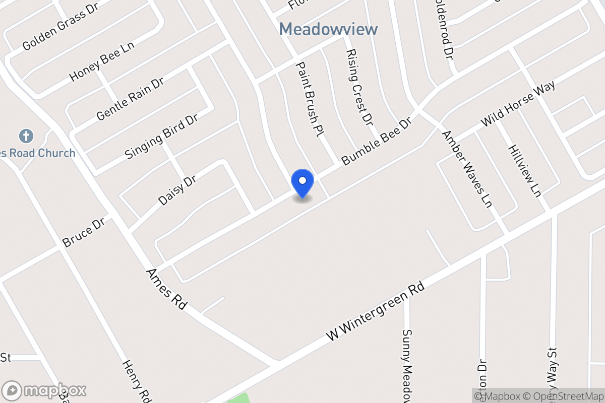 Map of 1312 Bumble Bee Dr