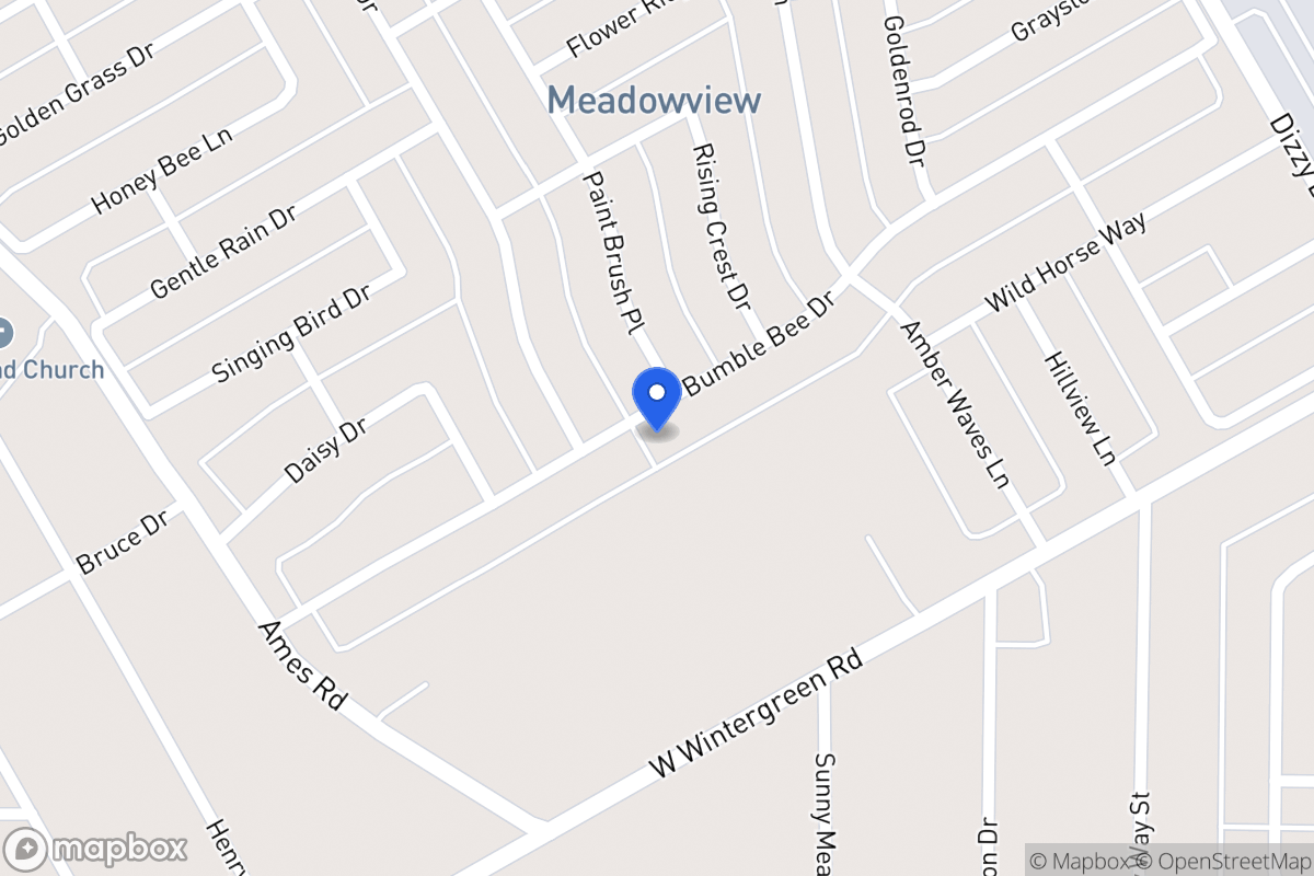 Map of 1224 Bumble Bee Dr