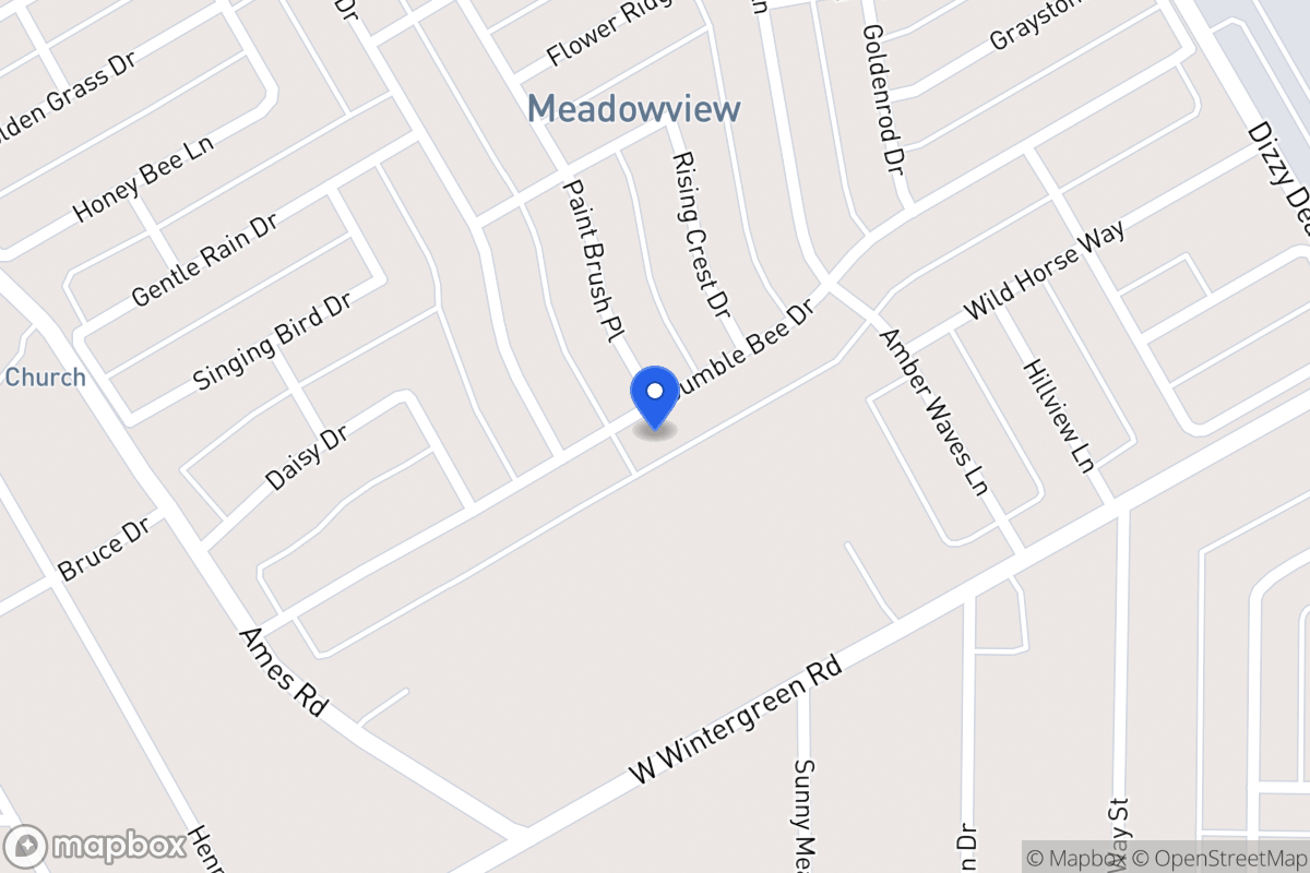 Map of 1220 Bumble Bee Dr