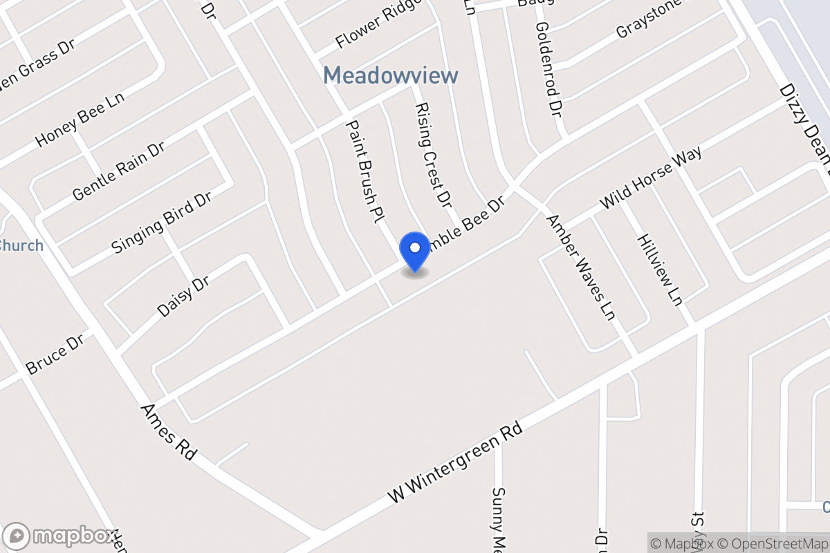 Map of 1216 Bumble Bee Dr