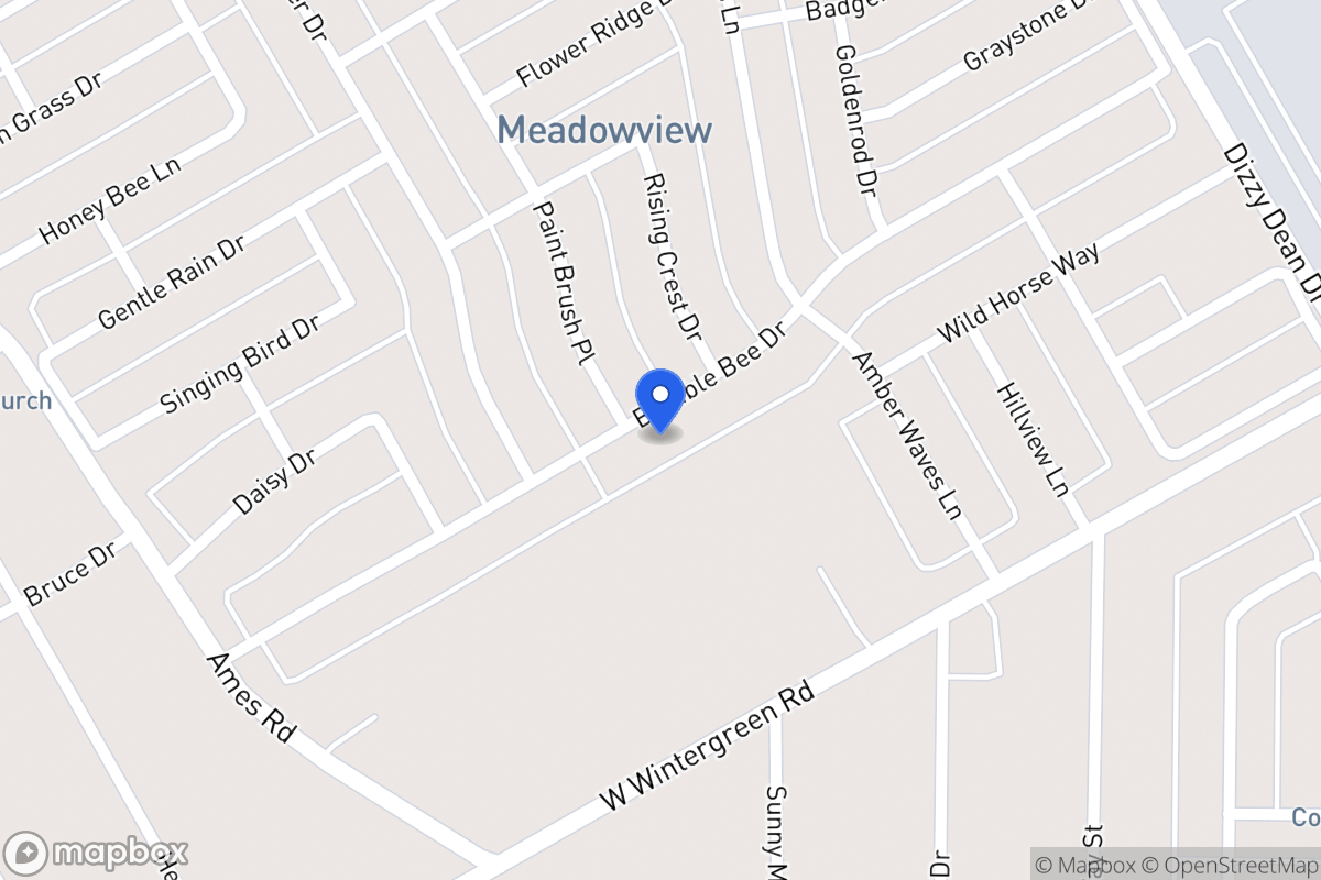 Map of 1212 Bumble Bee Dr
