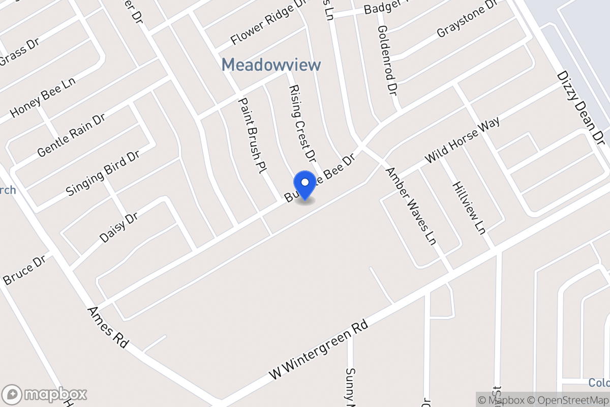 Map of 1208 Bumble Bee Dr