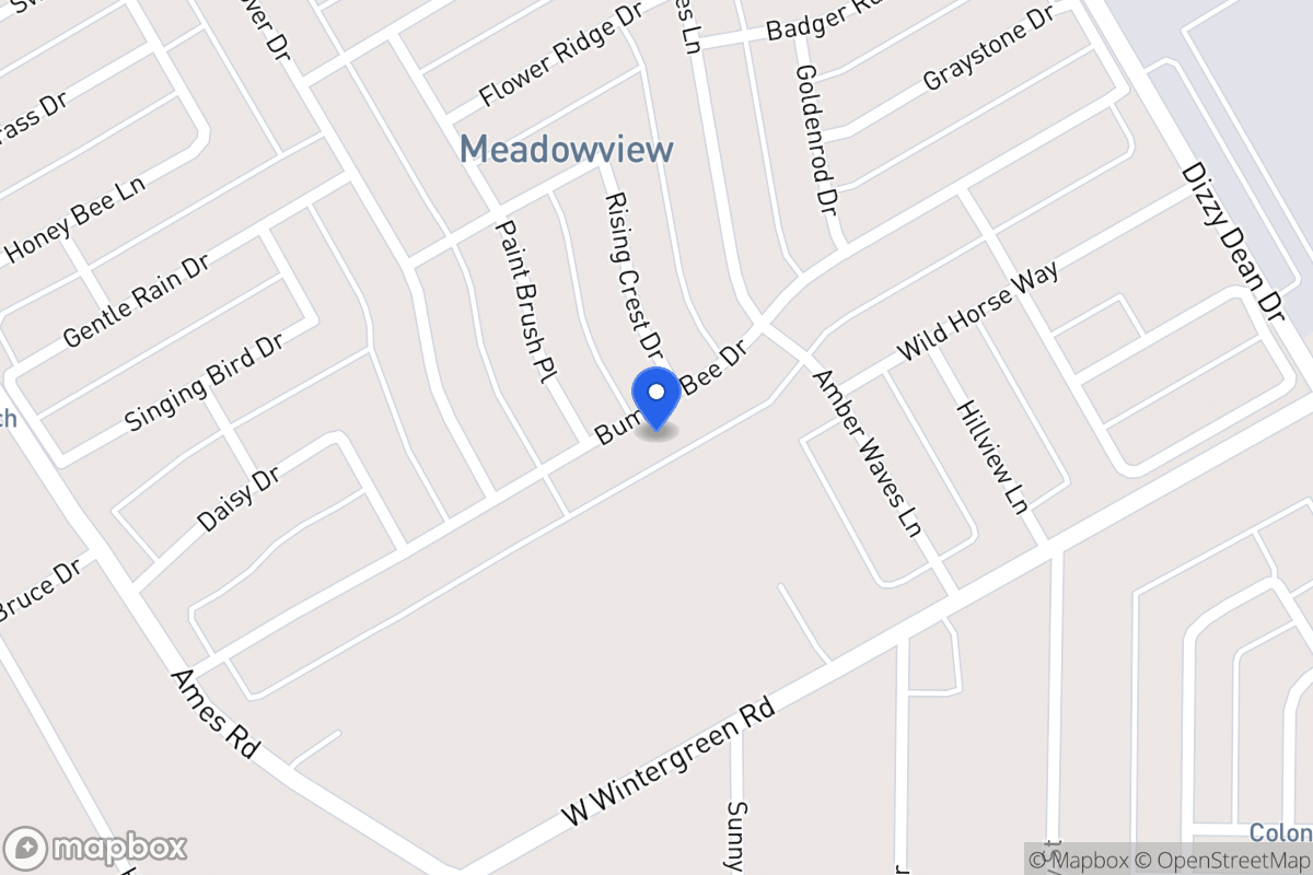 Map of 1204 Bumble Bee Dr