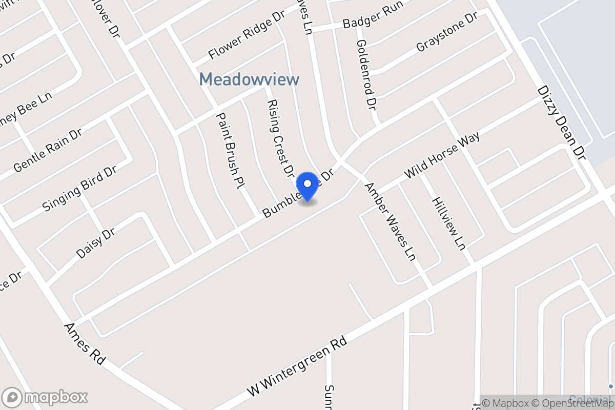 Map of 1124 Bumble Bee Dr