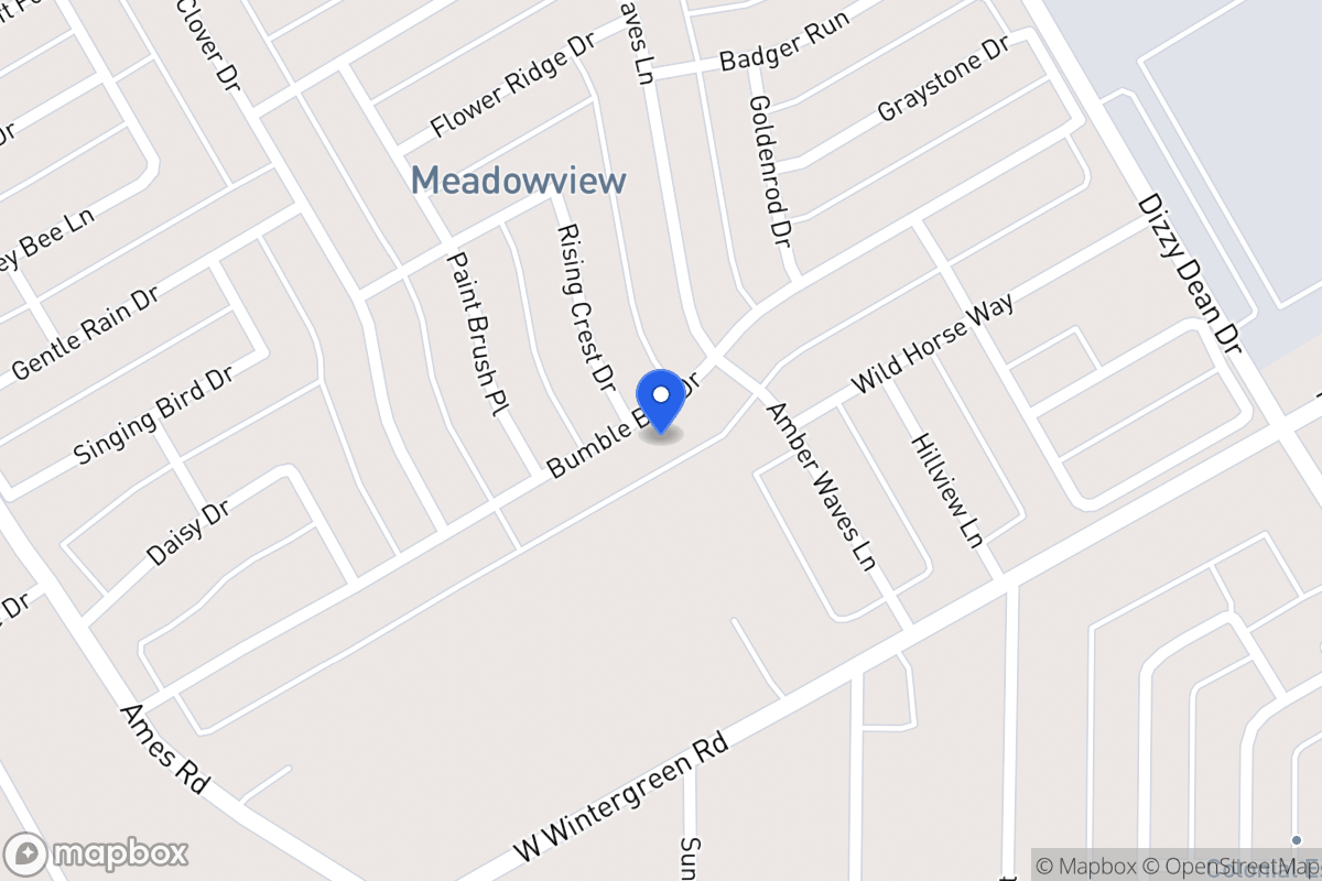 Map of 1120 Bumble Bee Dr