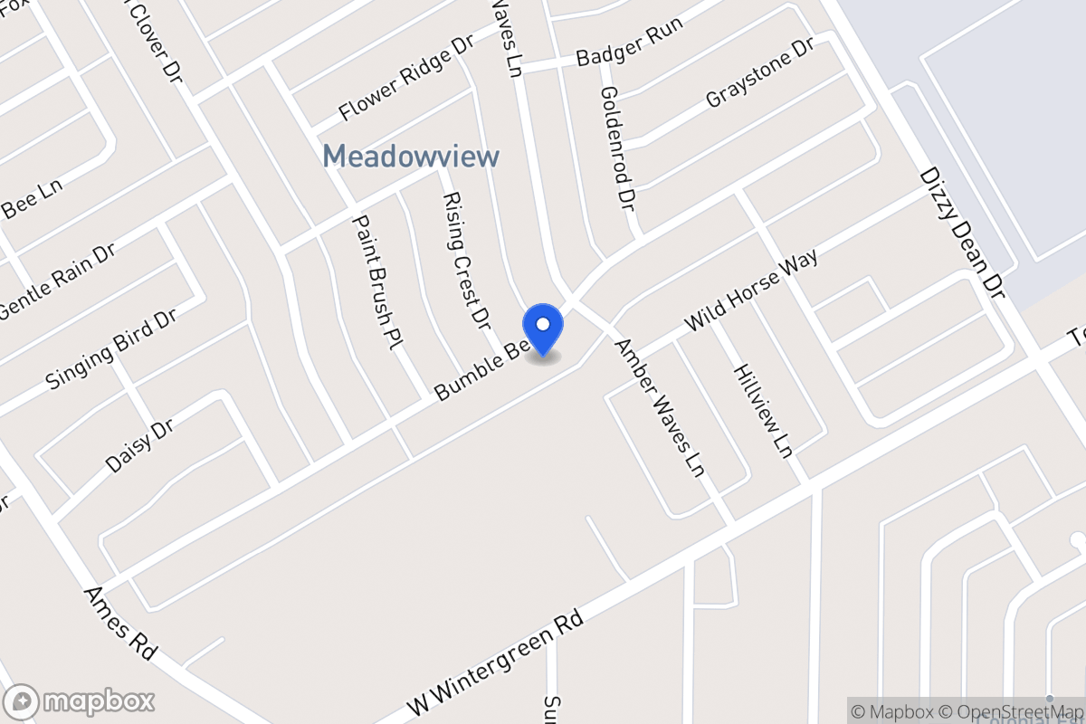 Map of 1116 Bumble Bee Dr