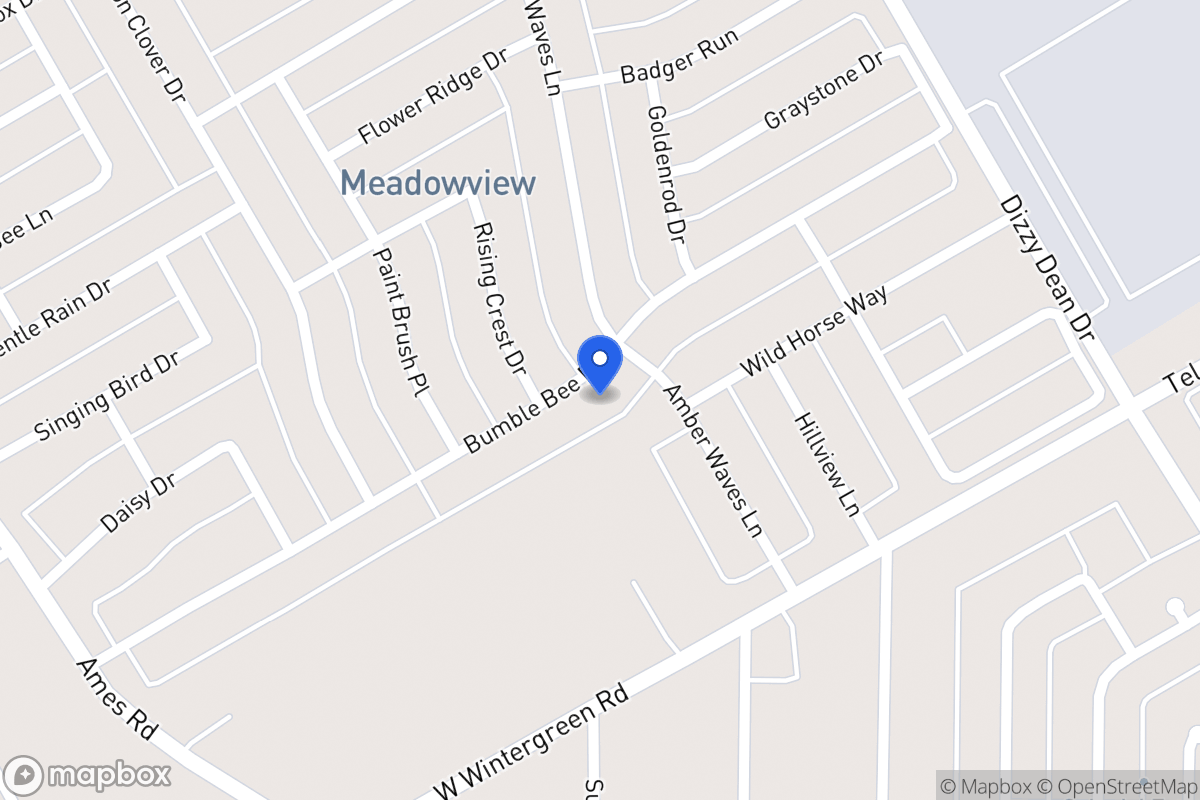 Map of 1112 Bumble Bee Dr