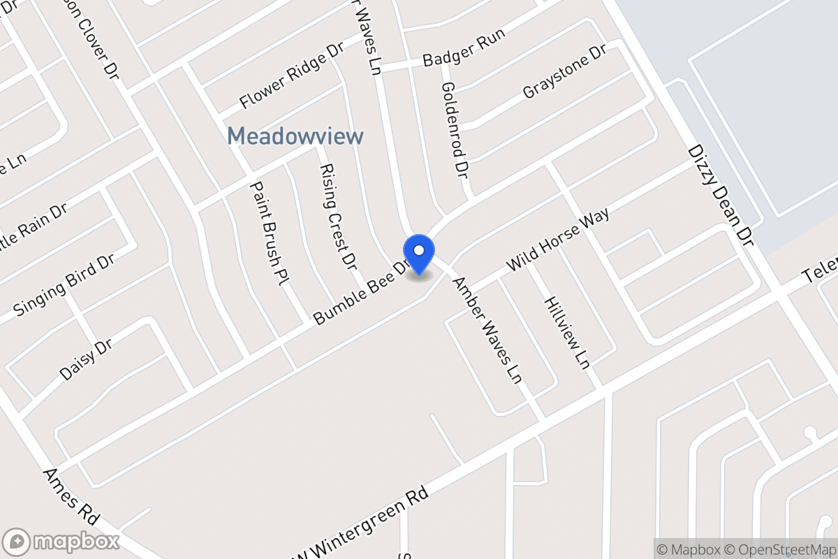 Map of 1108 Bumble Bee Dr