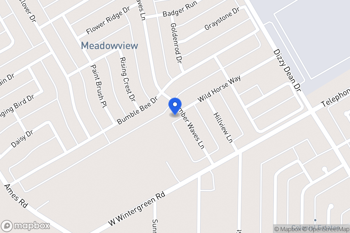 Map of 2839 Amber Waves Ln