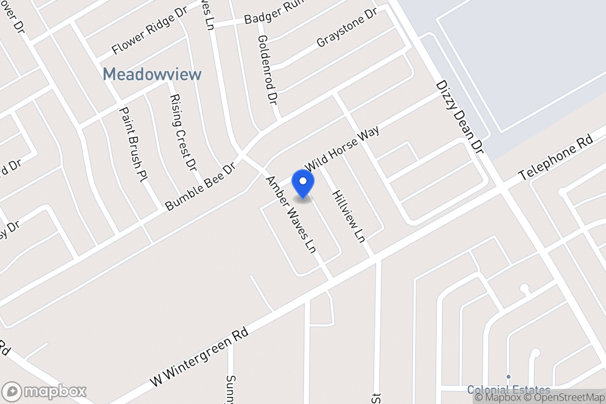 Map of 2832 Amber Waves Ln