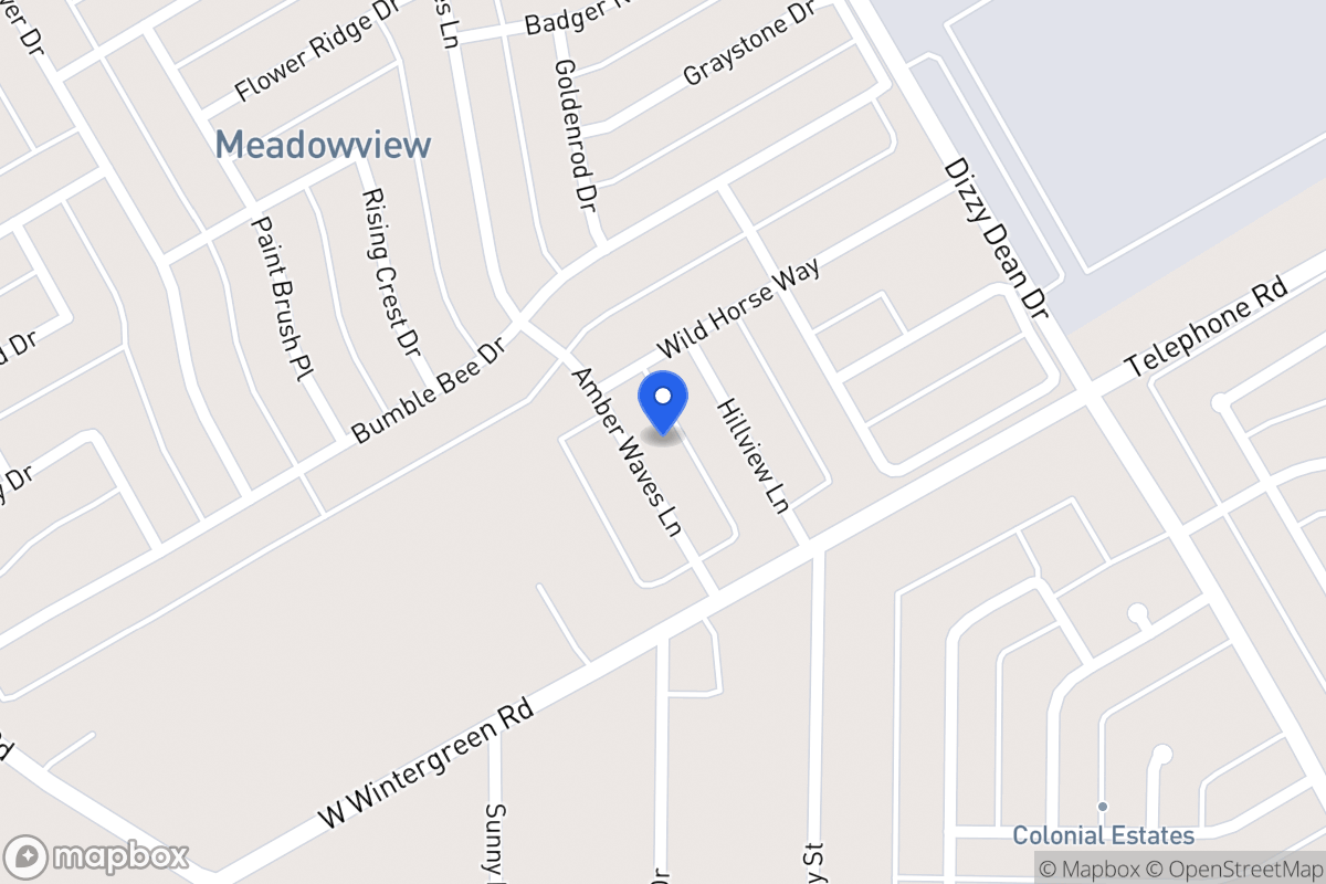 Map of 2828 Amber Waves Ln