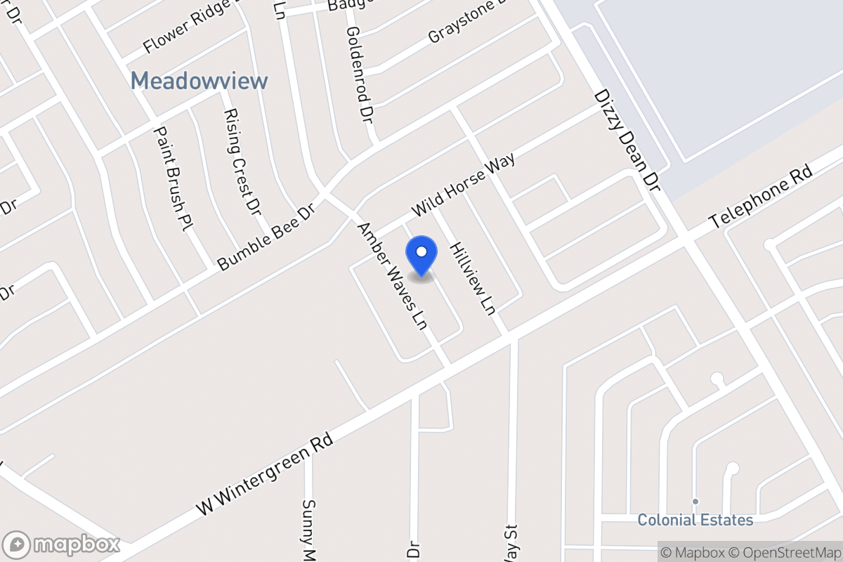Map of 2824 Amber Waves Ln