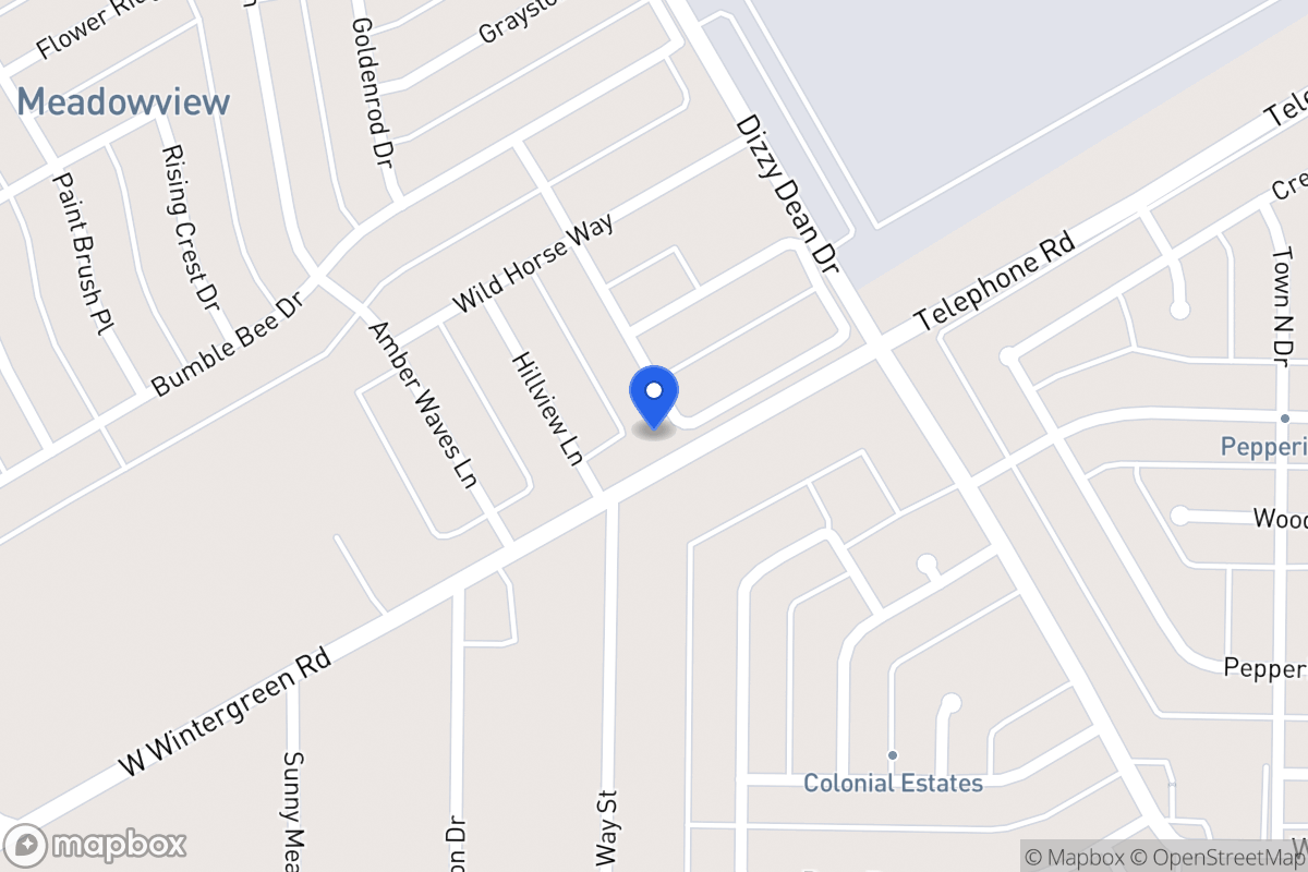 Map of 2801 Yellow Rose Ln