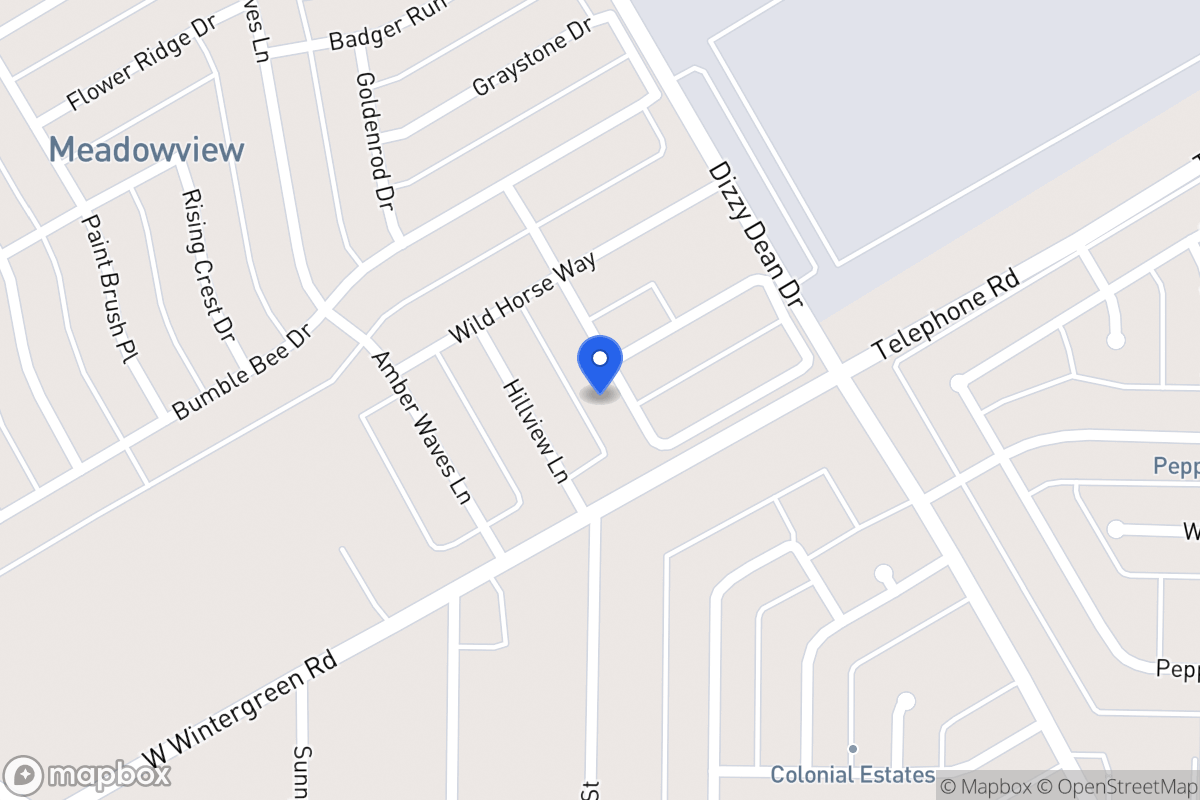 Map of 2813 Yellow Rose Ln