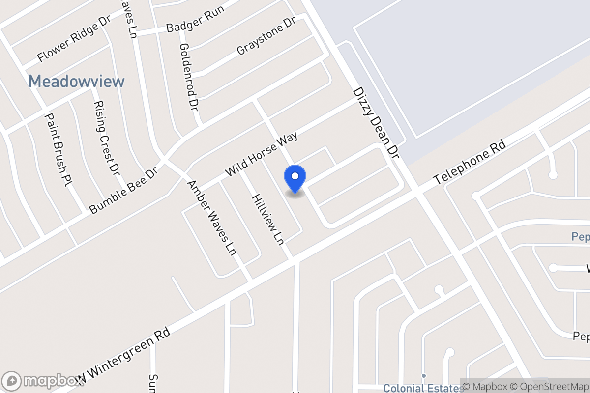 Map of 2817 Yellow Rose Ln