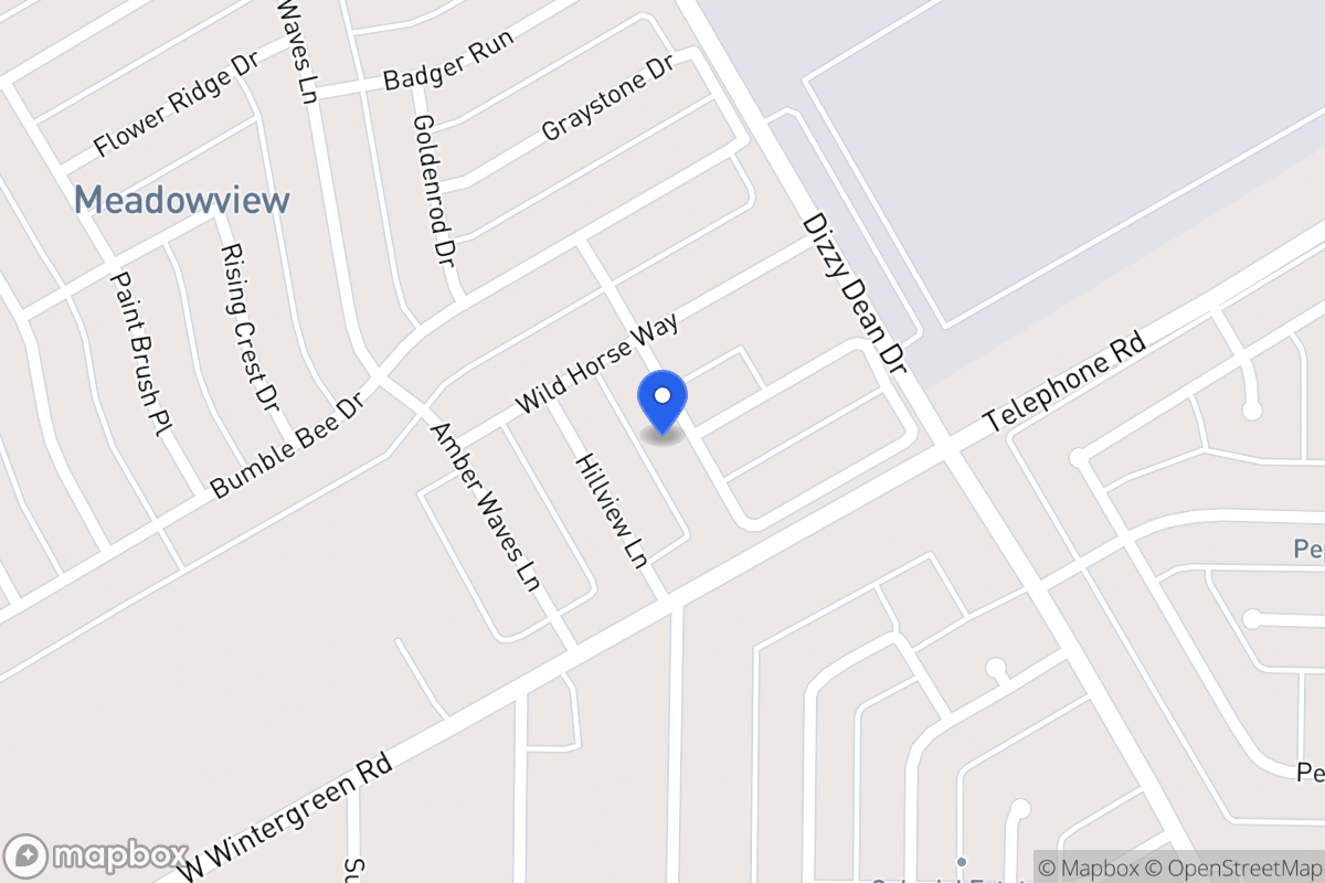 Map of 2821 Yellow Rose Ln
