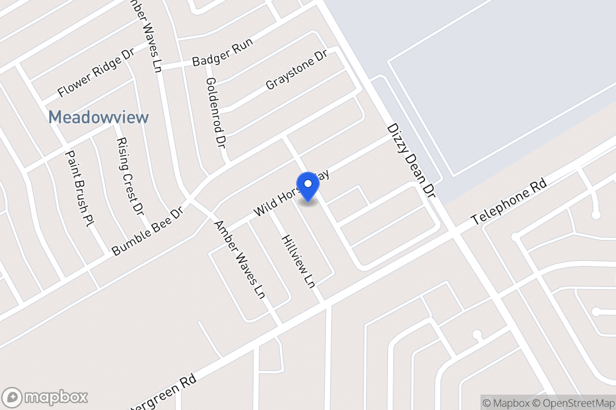 Map of 2833 Yellow Rose Ln