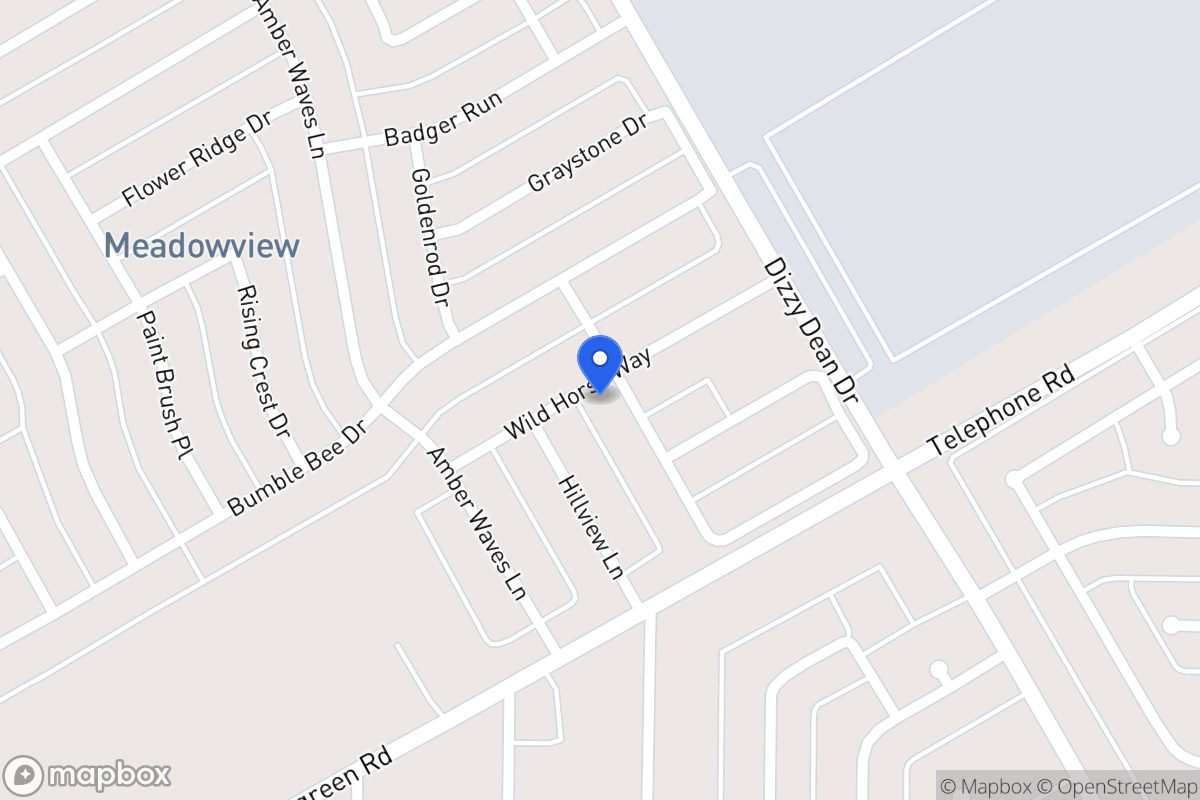 Map of 2837 Yellow Rose Ln