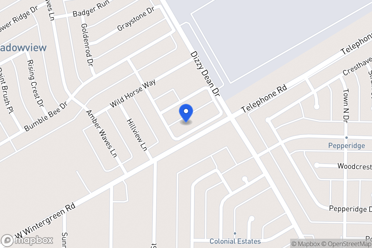 Map of 1023 Clear Stream Dr
