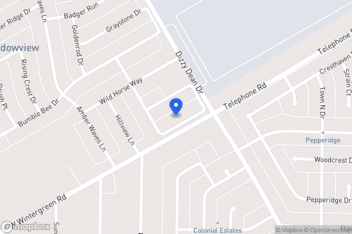 Map of 1019 Clear Stream Dr