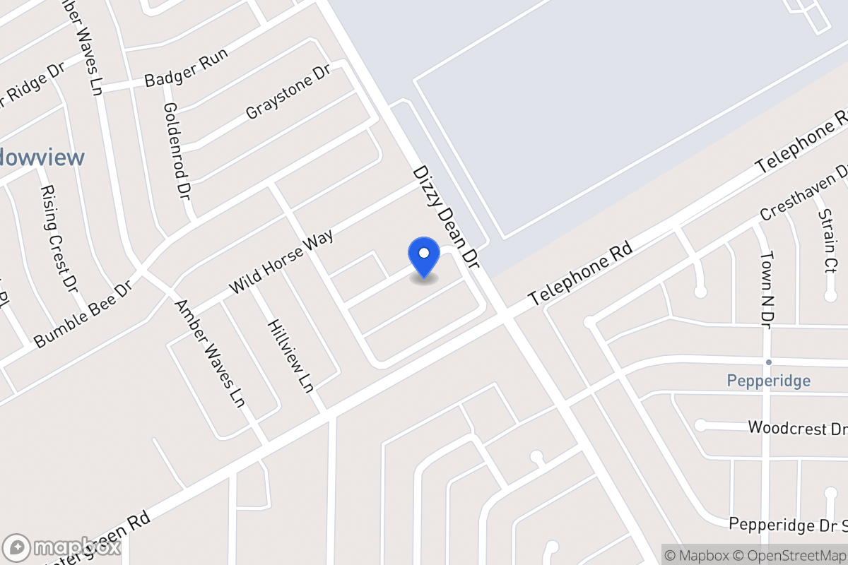 Map of 1008 Babbling Brook Ln